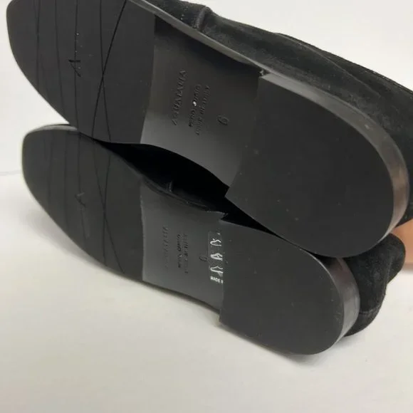 Aquatalia Womens Revy Slip On Loafer Black Size 6 M Flats & Loafers